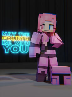 Render of Sakura Sedaia on May 4th, Sakura's OC