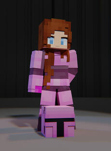 Render of Shi Kujol, Sakura's OC