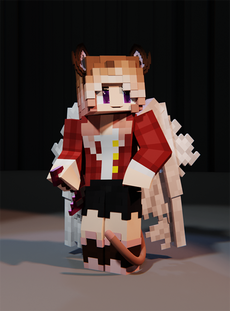 Render of Tanya Sedaia, Sakura's OC