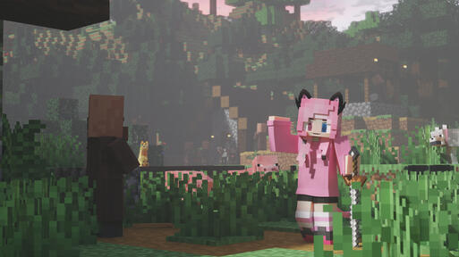 Sakura in a Village