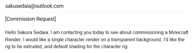 Email example